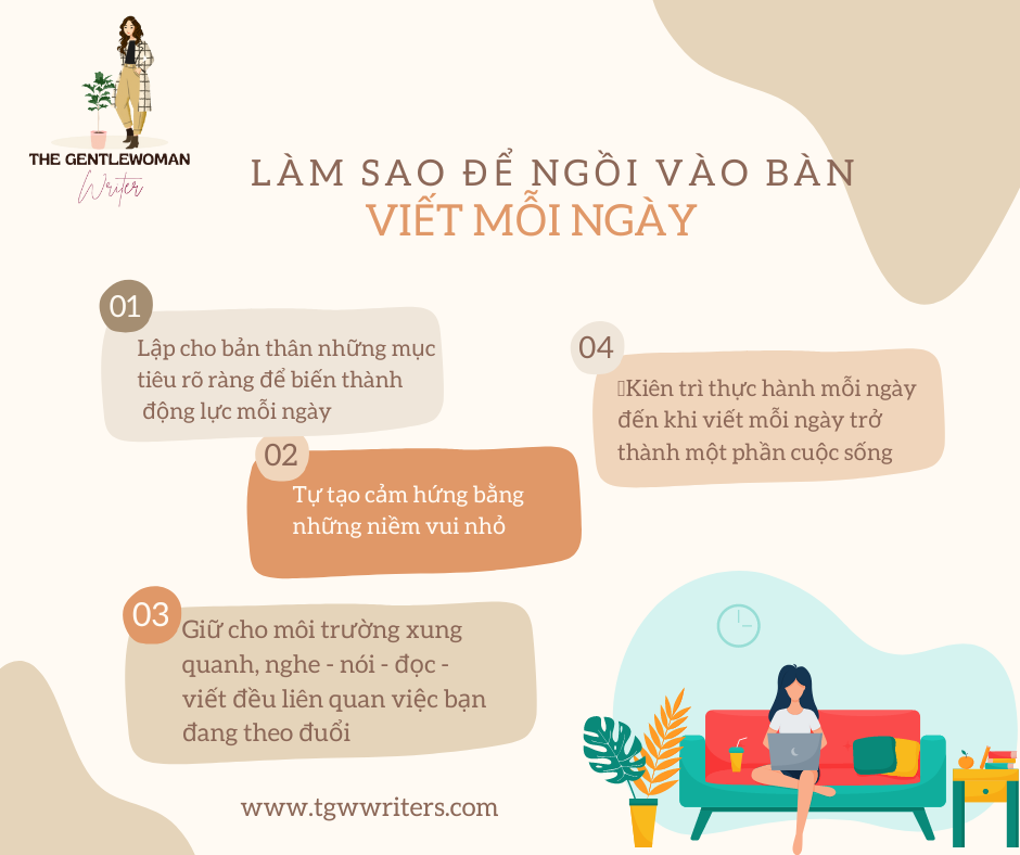 cách rèn luyện thói quen viết mỗi ngày